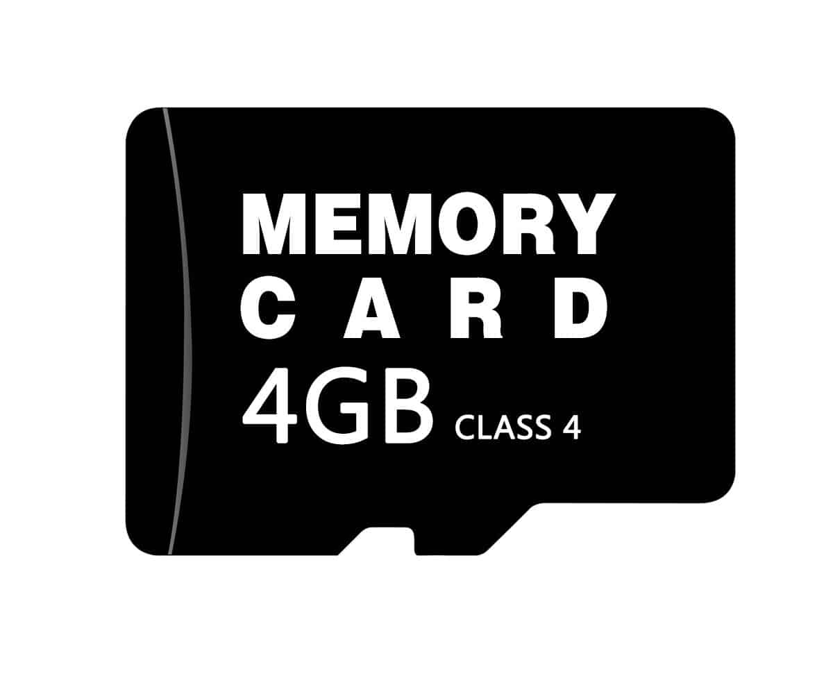Micro SD Card 4GB class 4